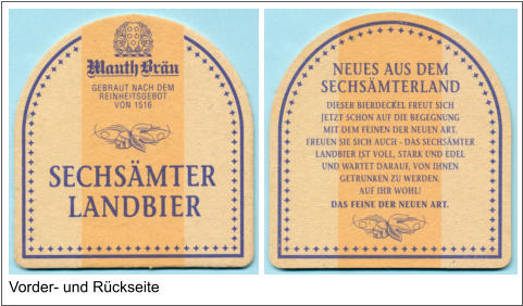 Vorder- und Rückseite